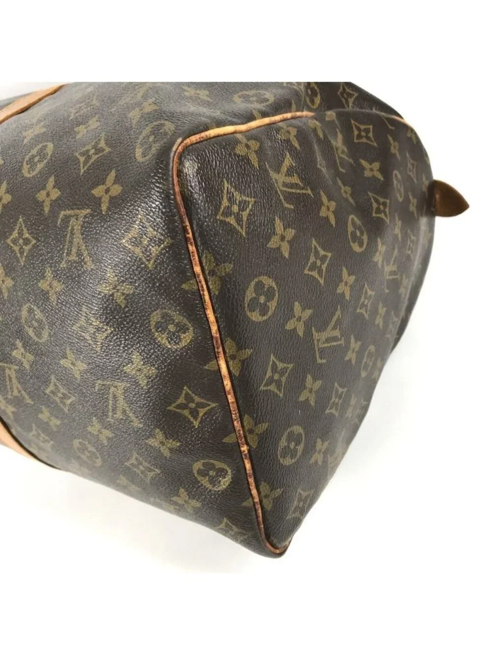 Louis Vuitton Boston Bag Keepall 50 Monogram Canvas Brown